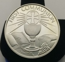 1998  1oz .999 Fine Silver "First Communion" Round #20209 109.65 per troy oz