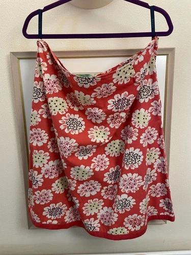 Boden 18 Floral Skirt  100 % Cotton Machine Washable Very Good Condition