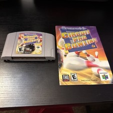 Brunswick Circuit Pro Bowling (Nintendo 64 N64, 1999) with manual
