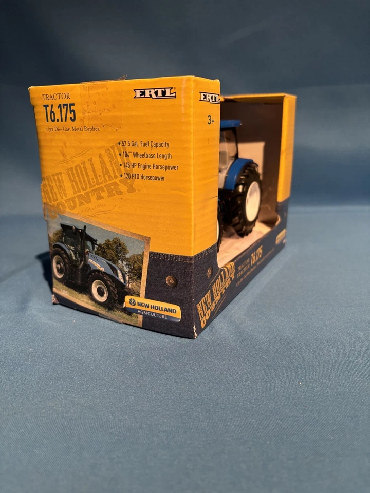 Tractor 1/32 ERTL New Holland T6.175 "Reunión de concesionarios 2018" cambio hacia el futuro Foto 2 de 4