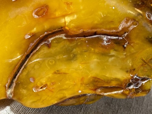 Natural amber, unprocessed, Baltic amber, large piece 895 grams. - Picture 9 of 24