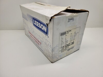 NEW OLD STOCK! LEESON 3/4HP 1725RPM 115/208-230V MOTOR 111263.00