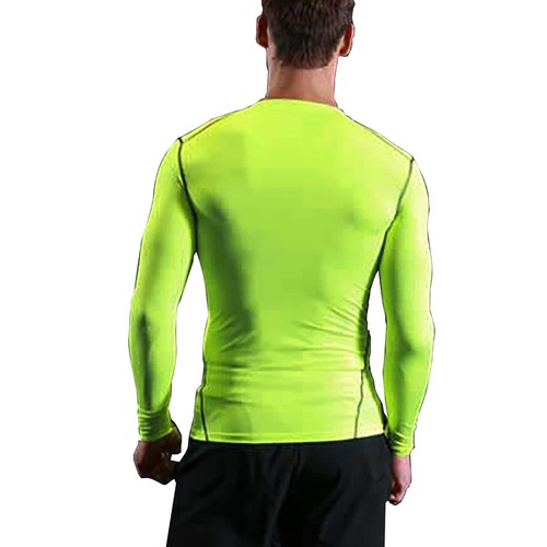Men's Quick Dry Muscle Shirts Compression Base-layer Fitness Sports Undershirts - Picture 15 of 33