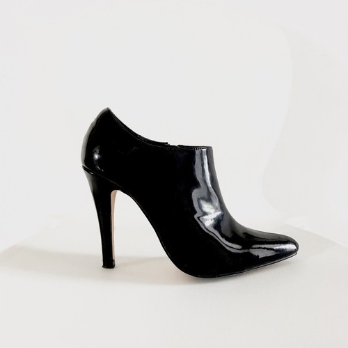 MOTIVI SCARPE CON TACCO TRONCHETTI NERO VERNICE LUCIDA 36 ZAR GUES | eBay