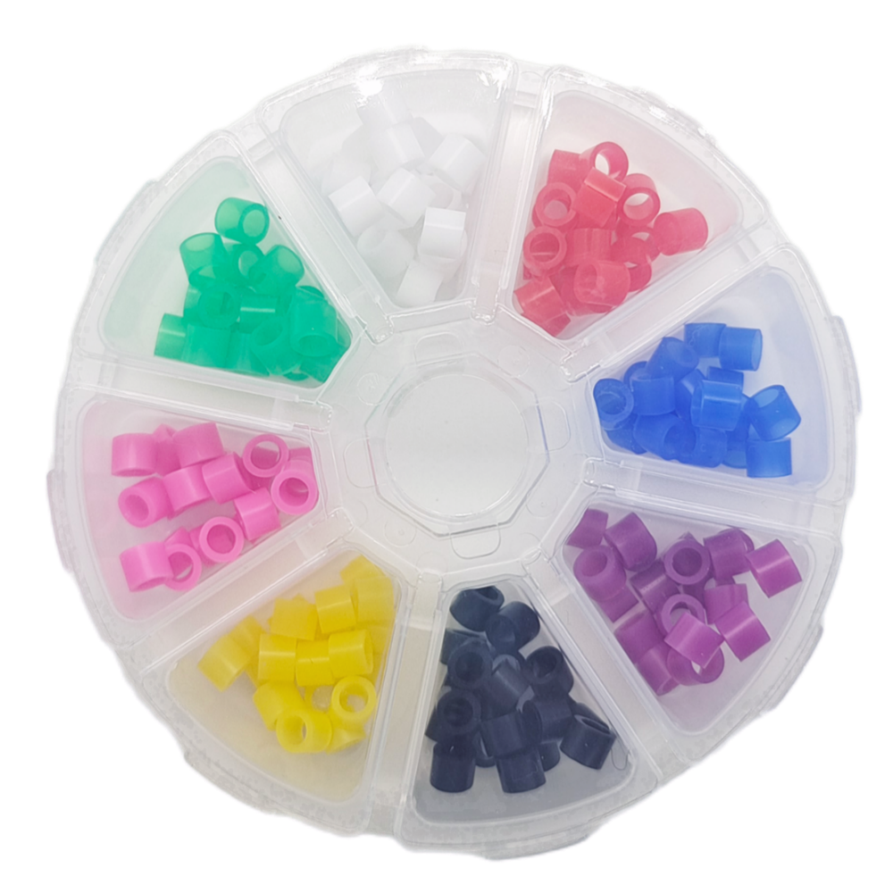 Code Ring 160-Piece Silicone Dental S - Autoclavable Color-Coded Rings ...