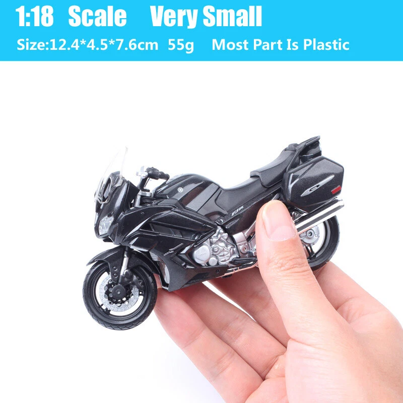 Bburago 1:18 Scale Yamaha FJR1300 AS Motorcycle Diecast Model Touring Bike Toy - Image 4 of 4