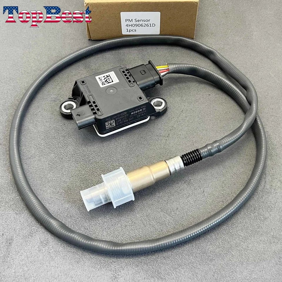 Новый датчик твердых частиц PM для 2014 Audi A8 Quattro L TDI 3,0 л V6 4H0906261D - Изображение 2 из 4