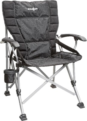 Camping Brunner Faltstuhl Klappstuhl Campingstuhl RAPTOR XL Black max 150 Kg