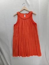 Naif Orange Sleeveless Dress Size- L