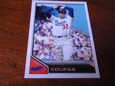2011 Topps Lineage Sandy Koufax #1 Los Angeles Dodgers HOF