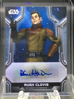 2020 Topps Star Wars Holocron Auto Robin Atkin Downes as Rush Clovis /500