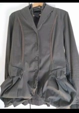 Rundholz Khaki Avant Garde Lagenlook Blazer Jacket