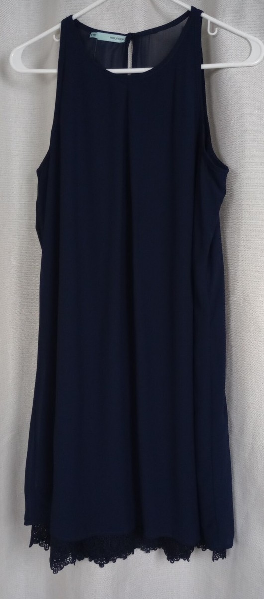 Womens Maurice's Lace Shift Dress Size Medium Navy Blue Lined Flowy Lightweight | eBay Womens Maurice's Lace Shift Dress Size Medium Navy Blue Lined Flowy Lightweight | eBay
