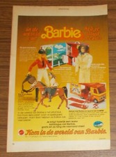 Rare Advertising Vintage BARBIE Riding Barbie - Rider Set - Camper - Horse 1978