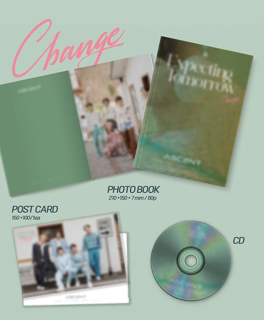 ASC2NT [EXPECTING TOMORROW] 1st Single Album 2 Ver SET/2CD+2 Book+