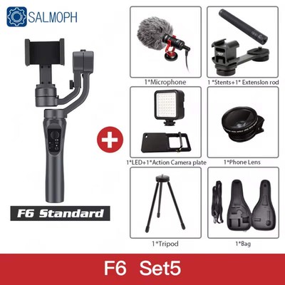 S5B / F6 3 Axis Gimbal Handheld Stabilizer Cellphone Action Camera Holder anti S