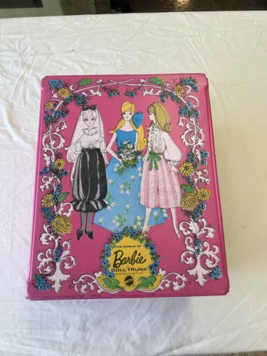 The World Of Barbie Vintage 1960’s Doll Trunk Case
