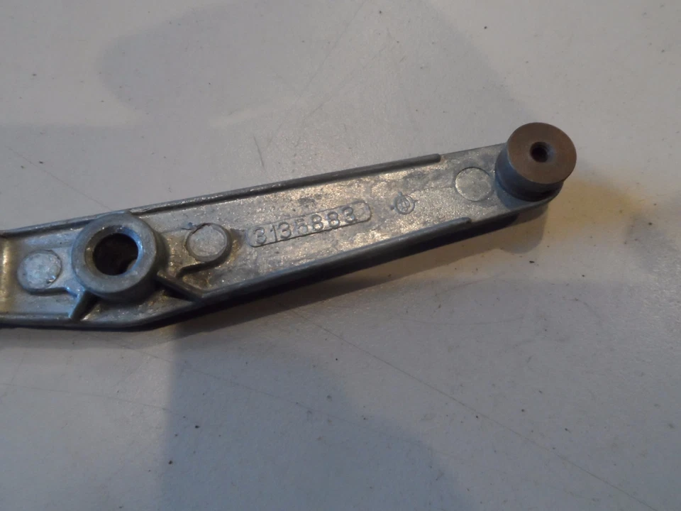 Manija de palanca de descongelación de calefacción interior para camioneta Chevy 55-59 OEM GM 3135883 SK Foto 2 de 3