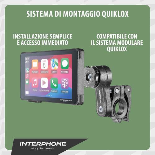 Ridesync SYNC5 Display Moto Carplay Apple E Android Auto, Schermo Moto Wi-Fi E B - Foto 4 di 12