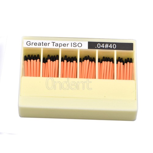 60X Dental Gutta Percha Points .04 Taper 40# Black Label Color Coded 60Pcs/Box - Picture 6 of 10