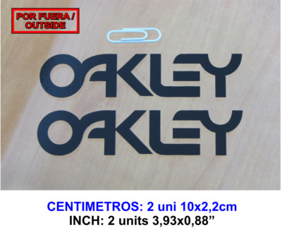 Sticker Vinilo Decal Vinyl Aufkleber Adesivi Autocollant Oakley Letras