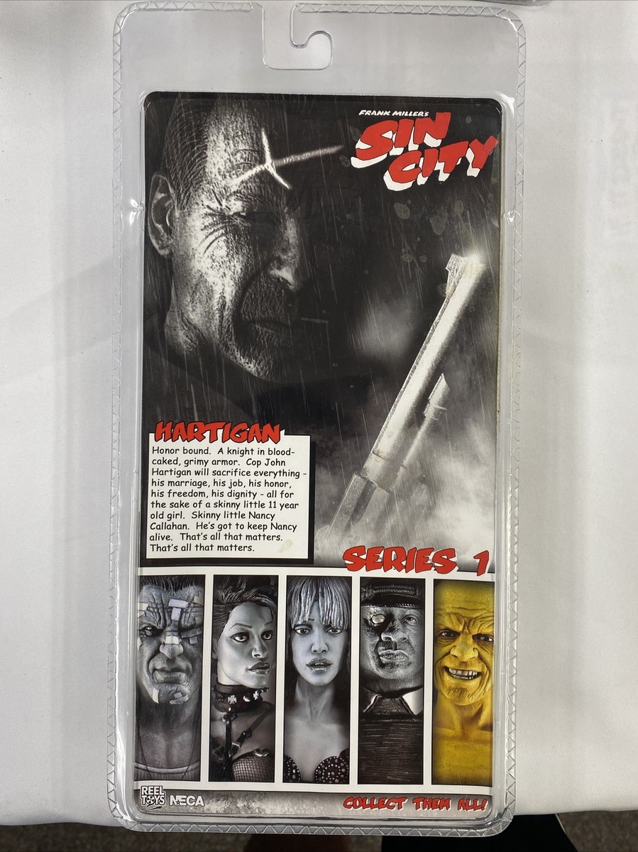 NECA 2005 Series 1 Sin City Hartigan Black & White Action Figure