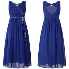 Mädchen Prinzessin Kleid Perlen Blumenmädch...