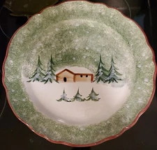 The Cellar "Log Cabin" 13" Pedestal Cake Stand