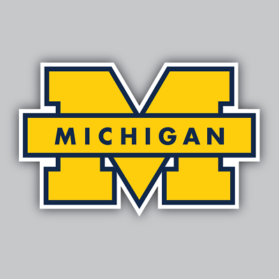 #ad #ad University of Michigan Vinyl Sticker Decal NCAA College Football Wolverines $3.50