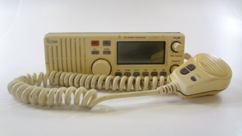 Icom IC-M127 Marine VHF/FM Radio Marine Transceiver Unit w/ Hand Mic *Good Co... - Picture 1 of 12