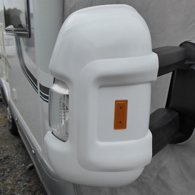 FIAT DUCATO LANGER ARM SPIEGEL PROTEKTOREN SCHUTZGITTER mit REFLEKTOREN VORNE + HINTEN