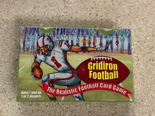 Gridiron Football The Realistic Football Card Game Ages 7+ 1-2 Players New