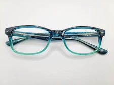 Chelsea Morgan CMM6001 Womens Blue Cateye Eyeglasses Frames 48□17-135