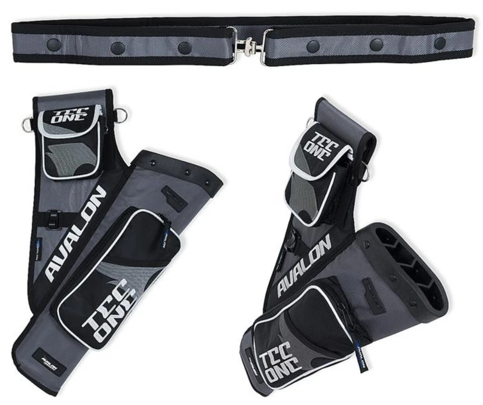 Avalon Archery Tec One Side Target Quiver With Belt 4 Compartment 2 Pocket - Image 2 of 4