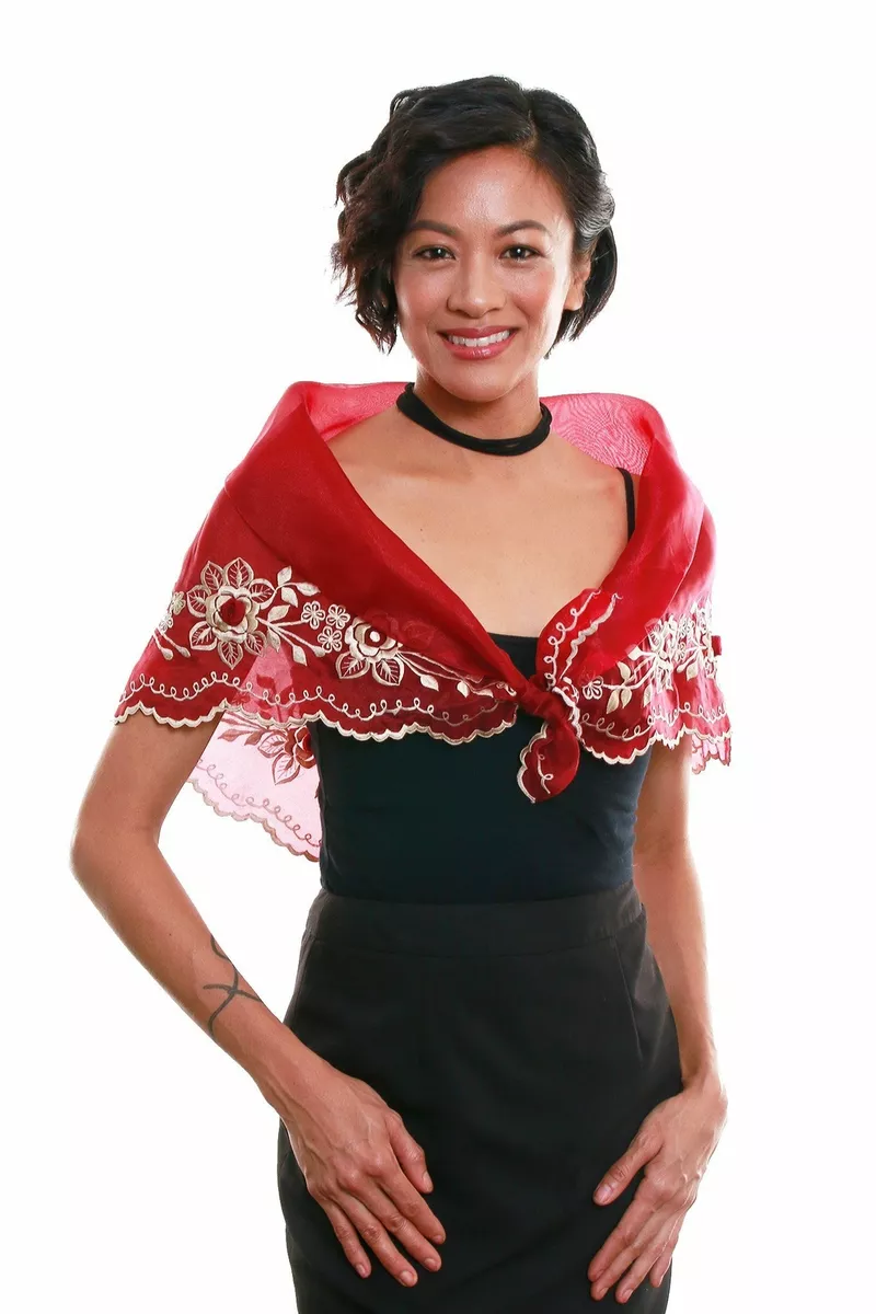 WA05 - Classic Alampay Maroon - Filipiniana | eBay
