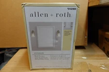 Allen + Roth Lyndsay 5-in 1-Light Satin Nickel LED Transitional Vanity Light