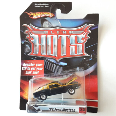 New Hot Wheels Ultra Hots '67 FORD MUSTANG Gold/Black #33/36 Real