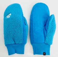 Nike Mittens High Pile Fleece Mittens Youth L/XL Laser Blue/White