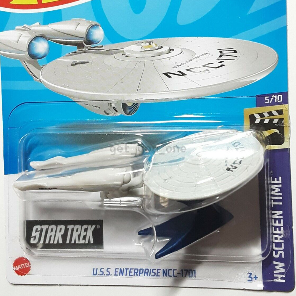 Hot Wheels Star Trek USS ENTERPRISE NCC-1701 2022 HW Screen Time