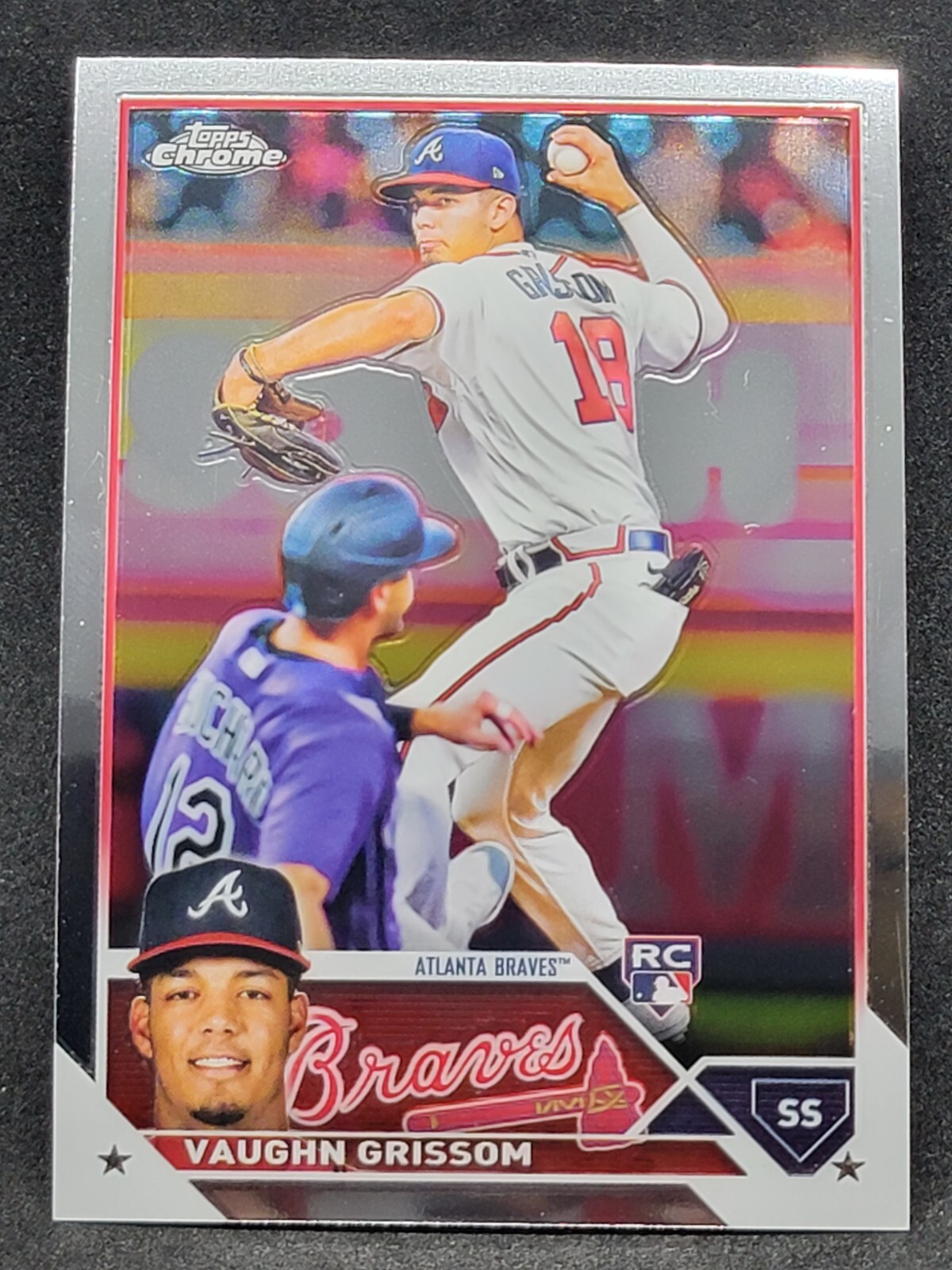 2023 Topps Chrome Vaughn Grissom RC - Braves #48 - Base s[Z