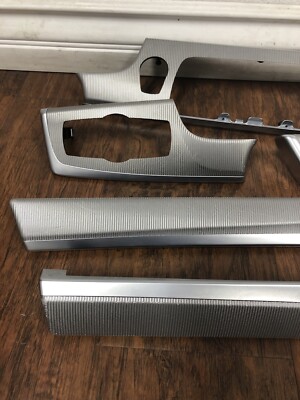 2014 BMW M5 F10 OEM Silver Aluminum 6 Piece Interior Trim Kit 11