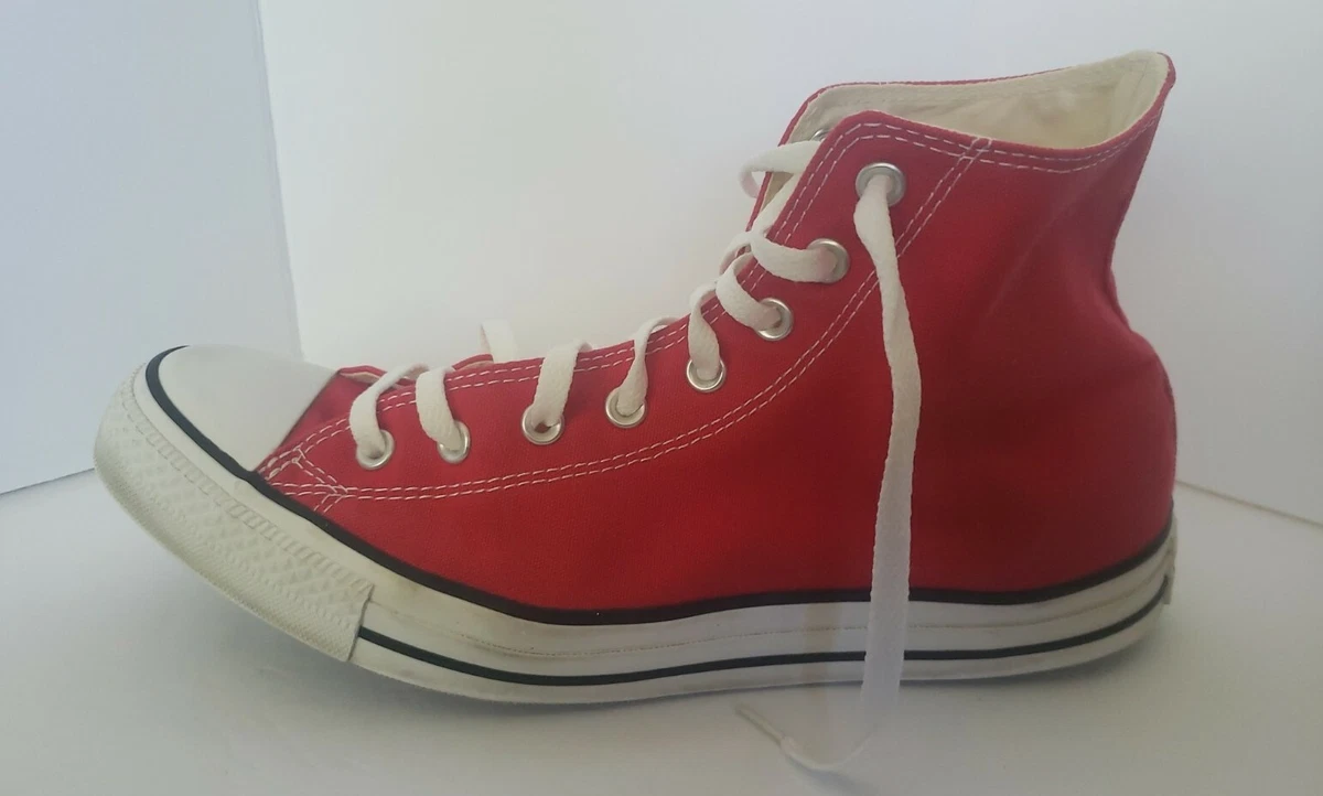 Converse Chuck Taylor All Star Red High Tops Men s Size 11 Women s Size 13
