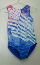 Destira leotard CL Flag Tye-Dye