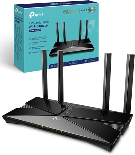 TP-Link Next-Gen Dual-band WiFi 6 Wireless Router, AX1500 Mbps Gigabit VPN Route - Picture 6 of 6