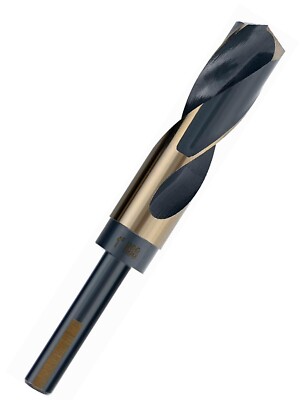 HSS Silver and Deming Drill Bit 1'' Reduced Shank 1/2 Drill Metal Steel-1Pc