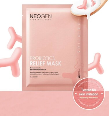 NEOGEN - Probiotika Entspannungsmasken Set - Relief Mask ( Korean Beauty )