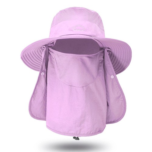 Outdoor Hiking Fishing Hat Summer Sun Protection Wide Brim Boonie Shade 50+ UPF - Picture 18 of 27