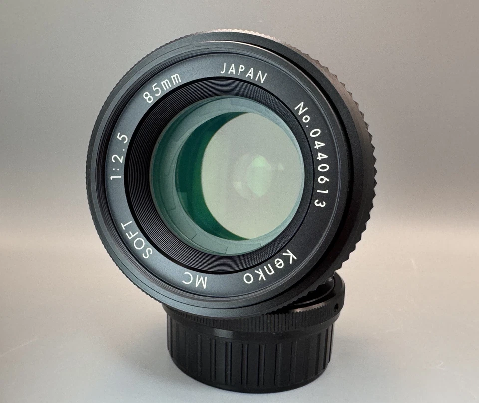[N MINT] Kenko MC Soft 85mm f/2.5 Lens For M42 w/ Nikon F From Japan #K252 - Image 2 of 4