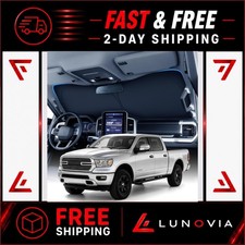 Custom Fit Windshield Sun Shade for Dodge RAM 1500 2019-2026