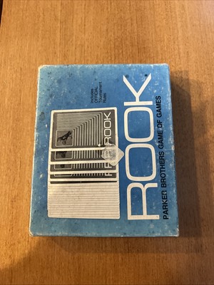 Vintage Parker Brothers Rook Card Game 1972 Blue Box Edition w/ Instructions A